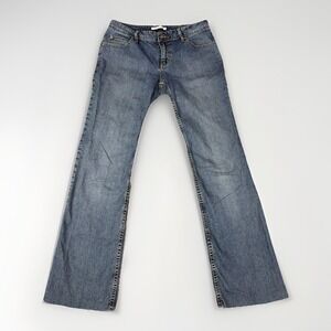 CAbi Jeans Womens Size 6 Blue Contemporary Fit Raw Hem